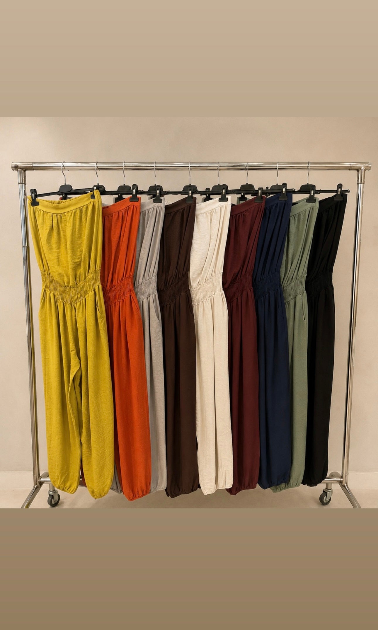 Saffron Elasticated Waist Jumpsuit