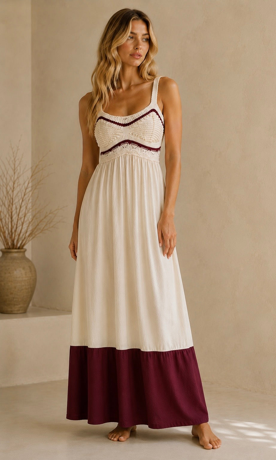 Layla Crochet Top Dress