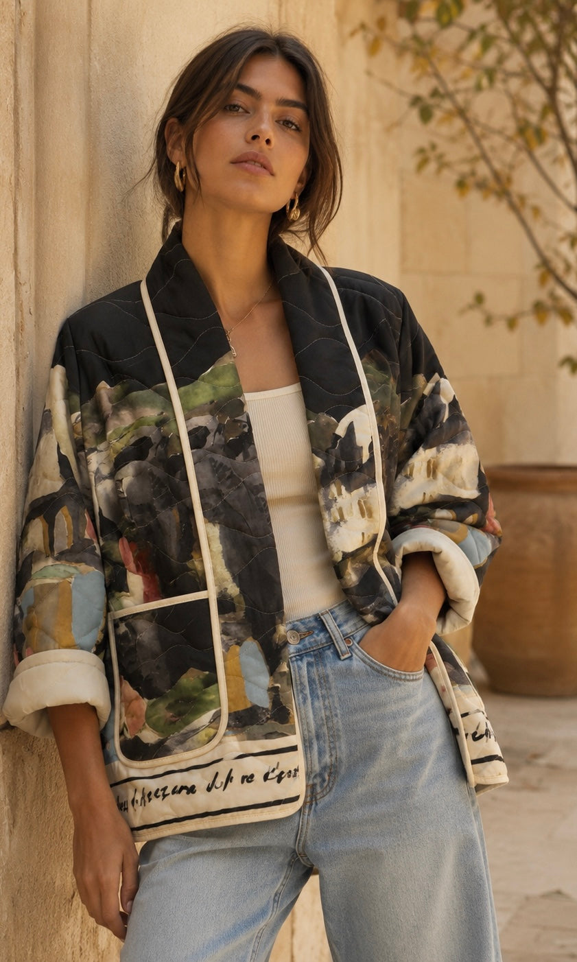 Wholesale Landscape padded jacket for Boutique Retailers - Catwalk style wholesale