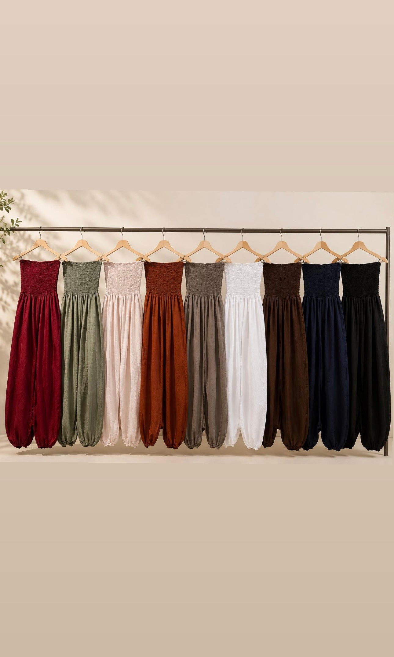 Tara Elasticated Harem Jumpsuit
