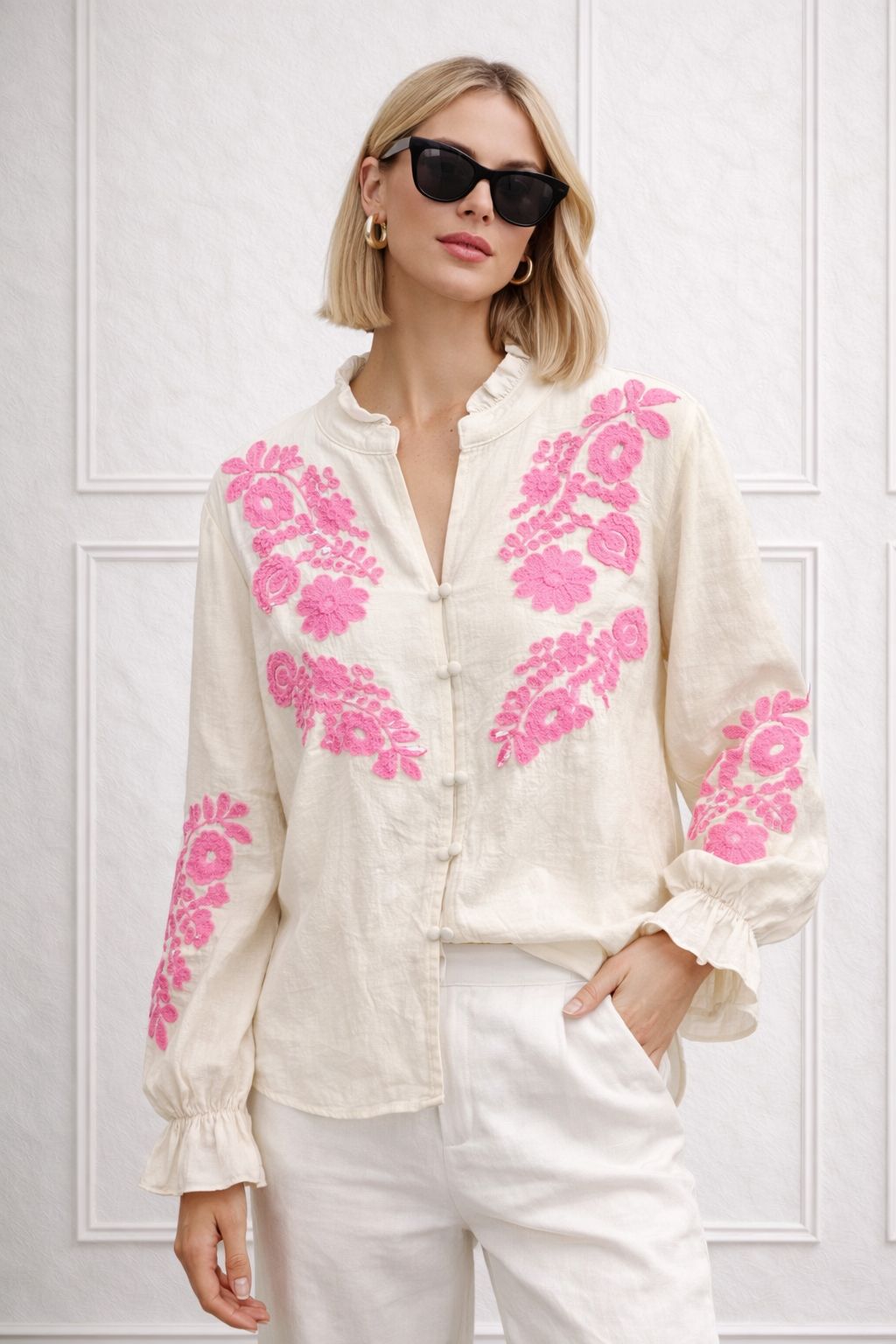 Pasha Embroidered Blouse