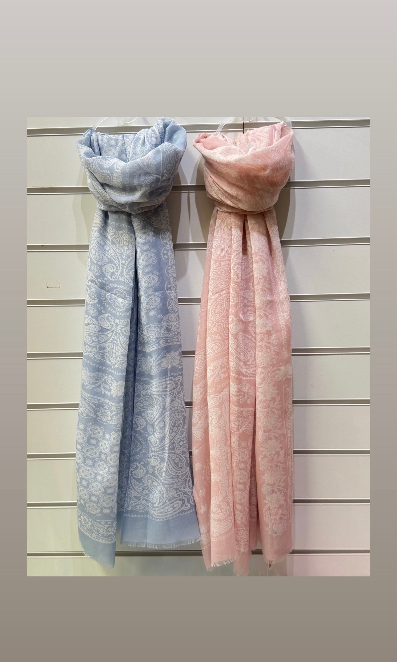 Pastel Paisley Scarf