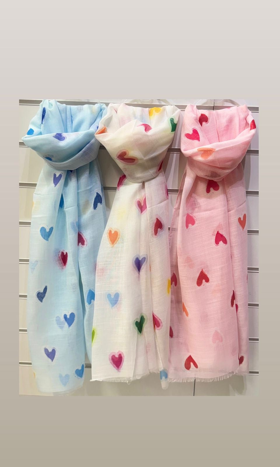 Hearts scarf