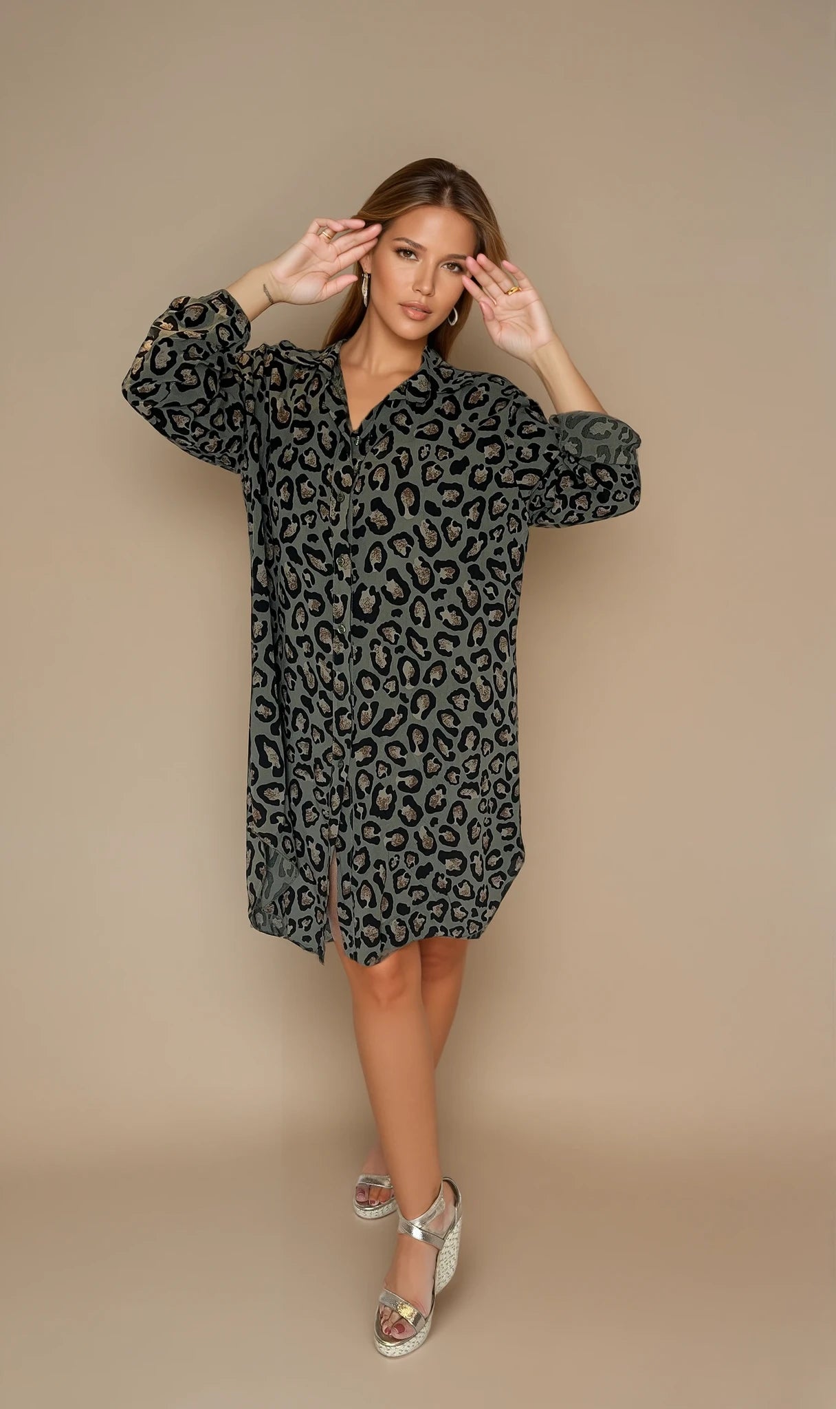 Leona leopard shirt