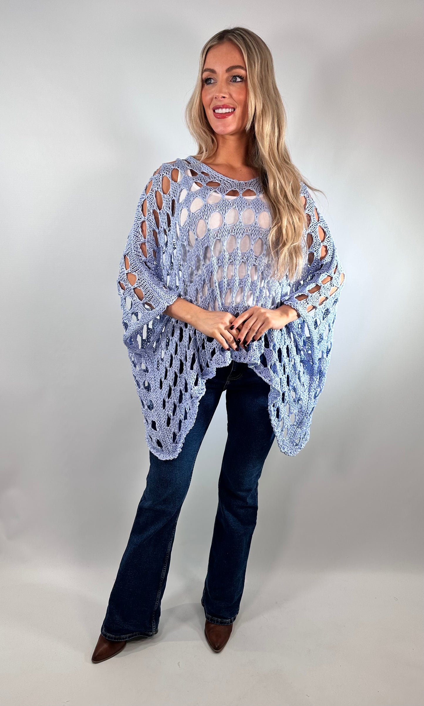 Millie Oversized crochet top