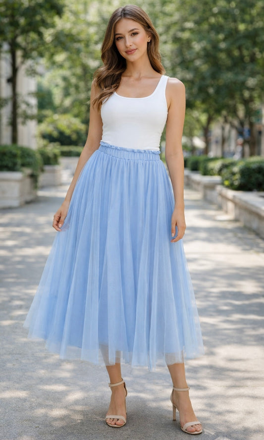 Plain Tulle Skirt