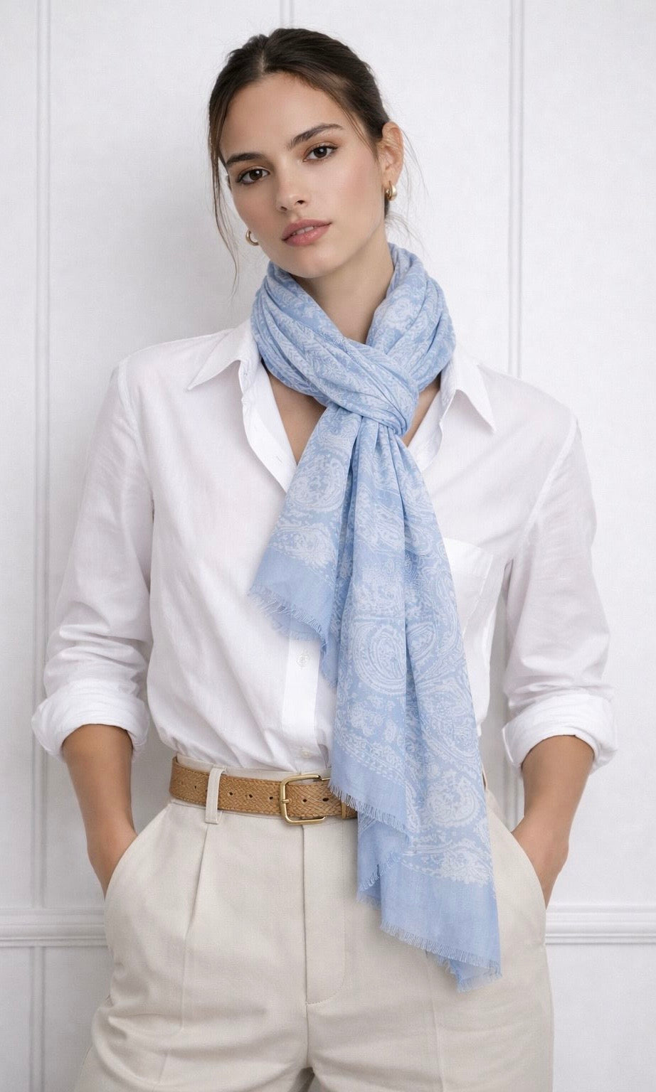 Pastel Paisley Scarf