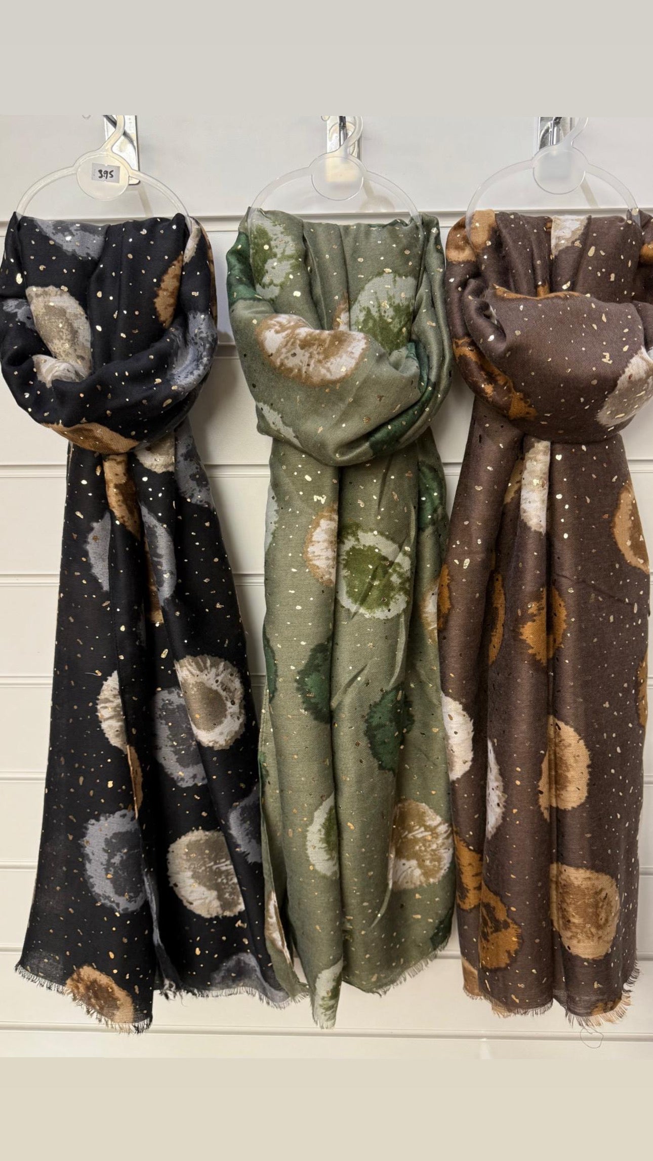 Spotty Gold Splash Scarf