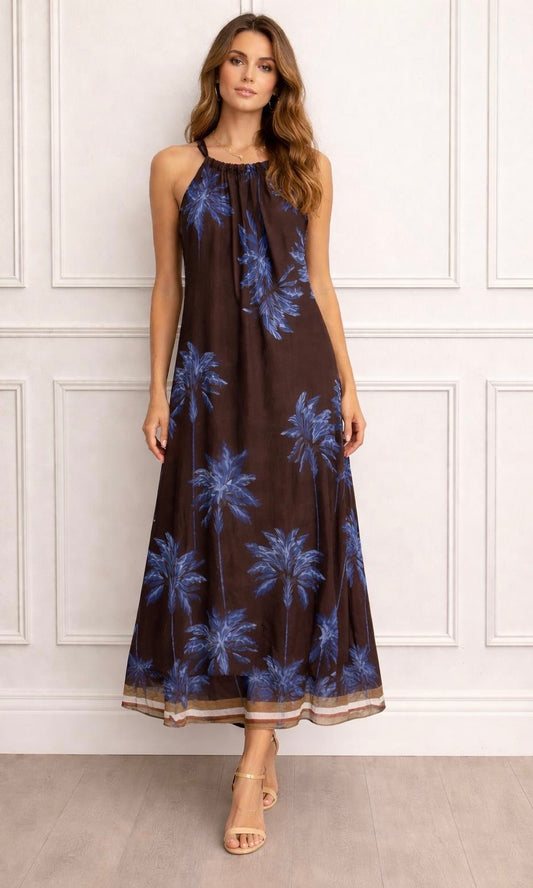 Tia Palm Dress