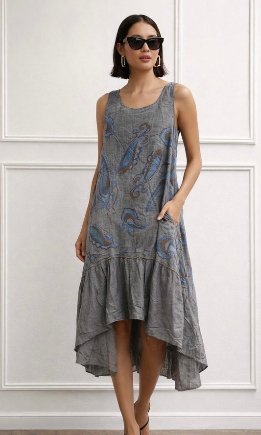 Luna Paisley Dress