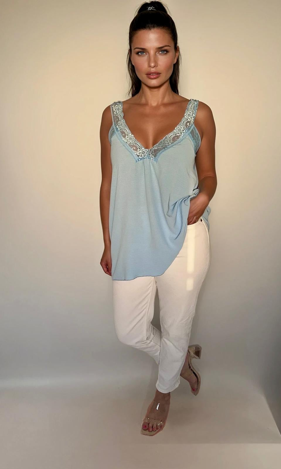 Lace Vest Top
