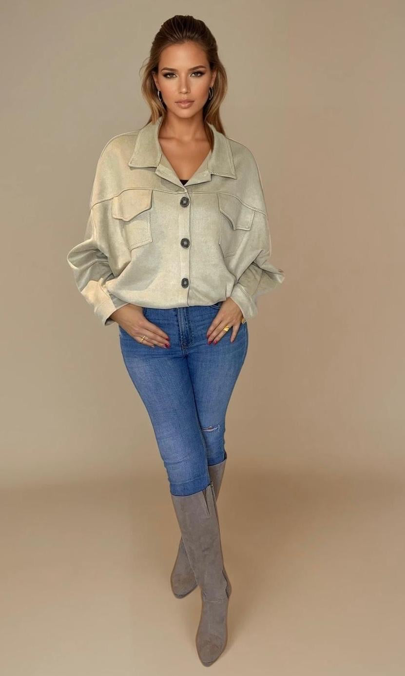 Zara Suedette Jacket