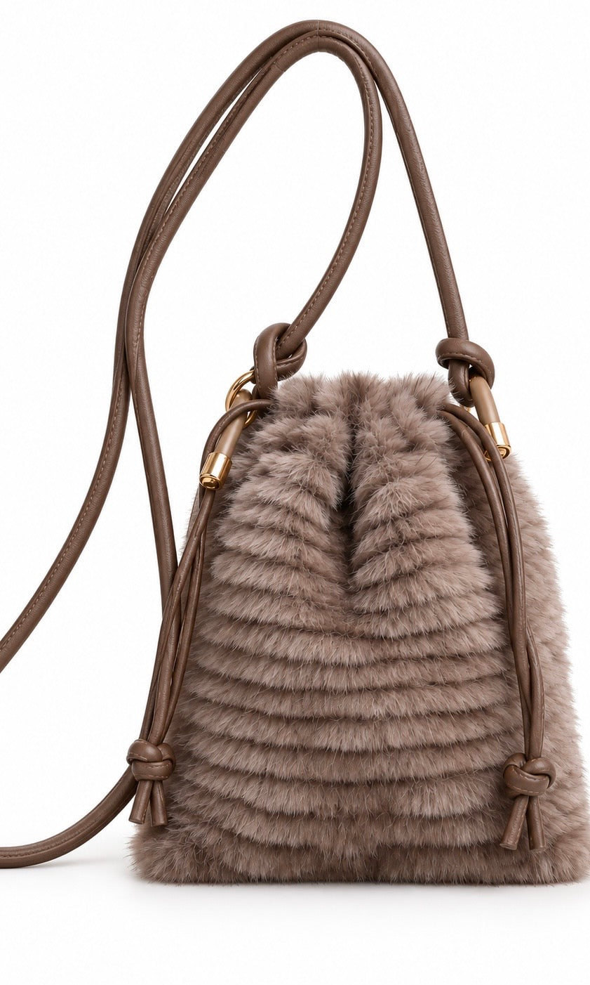 Macy Plush Cross Body Bag