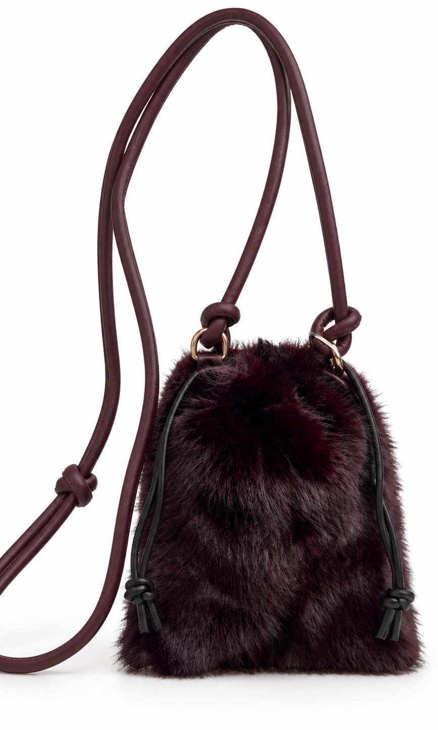 Macy Plush Cross Body Bag