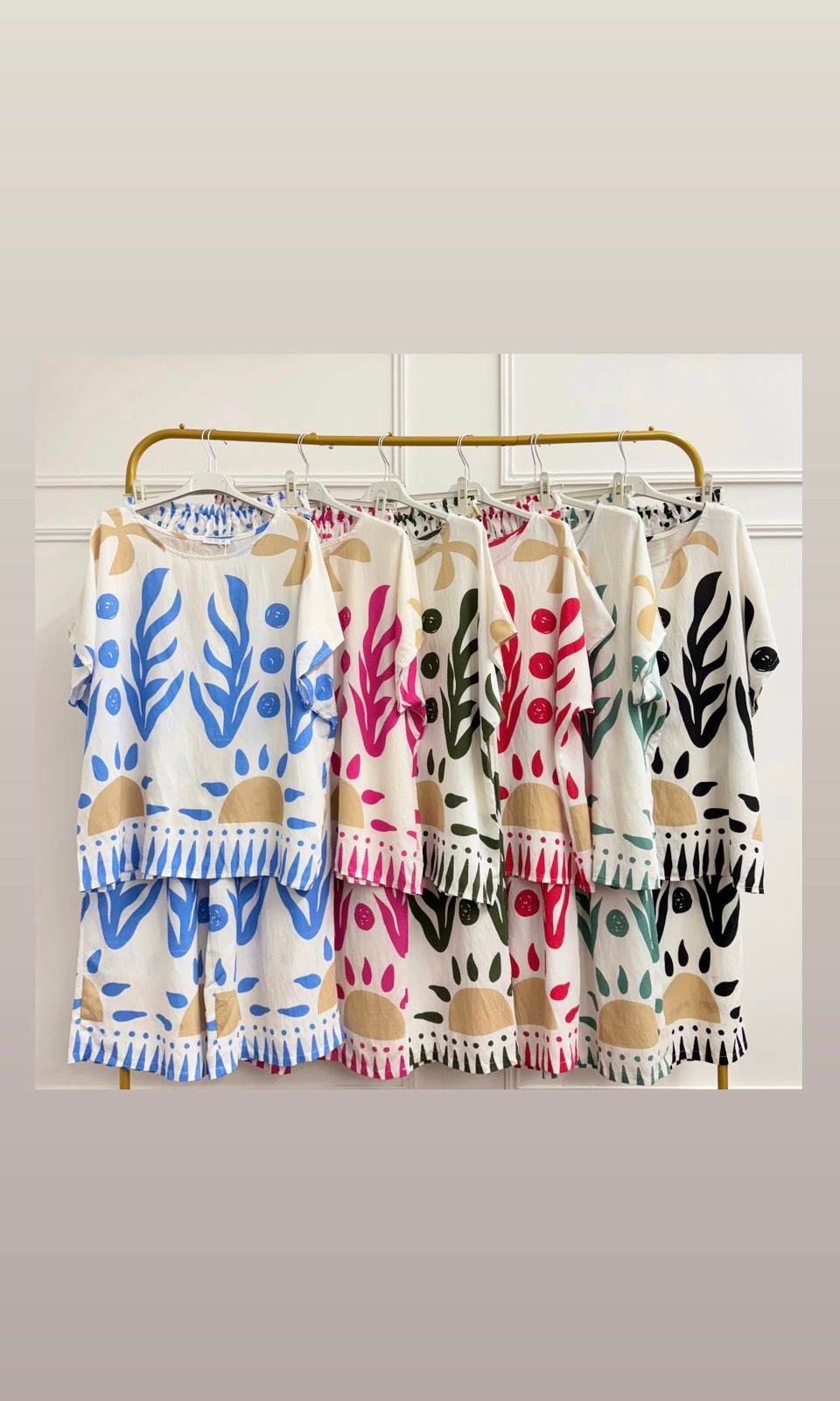 Wholesale Ocean Print Co-ord for Boutique Retailers - Catwalk style wholesale