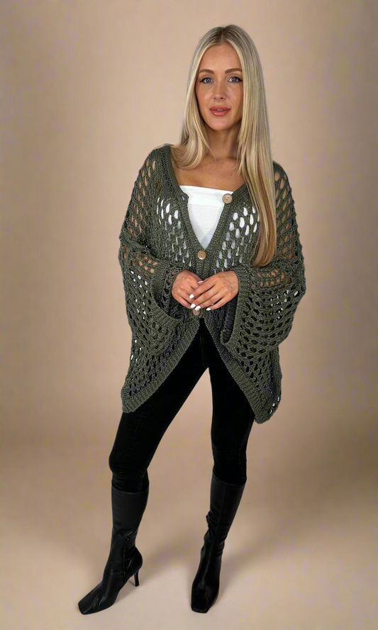 Crochet Oversized Cardi