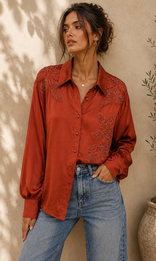 Francessca Embellished Blouse