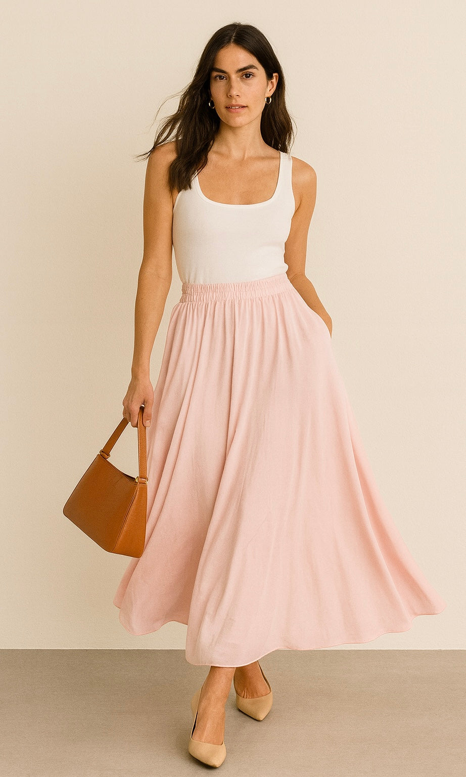 Tilly Tencel Skirt With Pockets