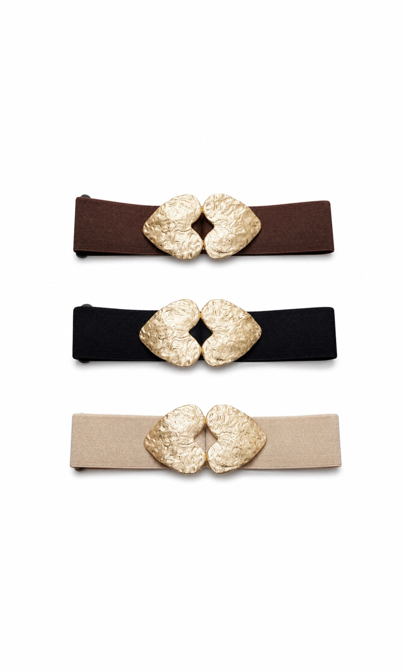 Wholesale Florence heart elasticated belt for Boutique Retailers - Catwalk style wholesale