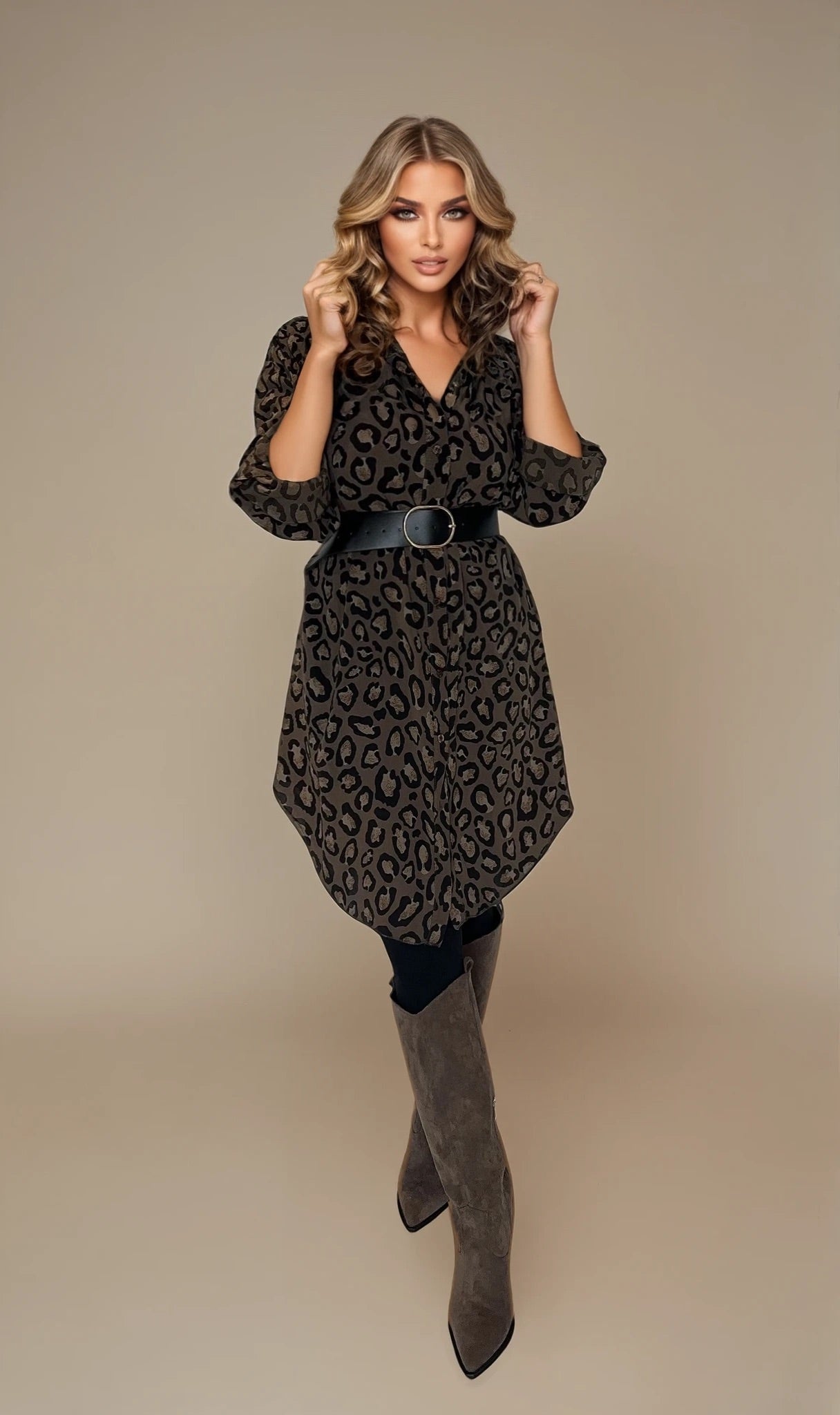 Leona leopard shirt