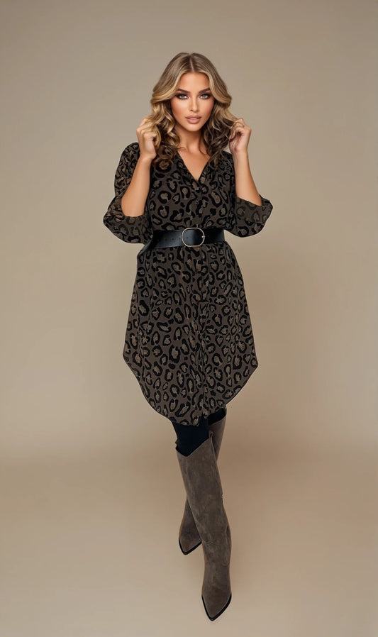 Leona leopard shirt