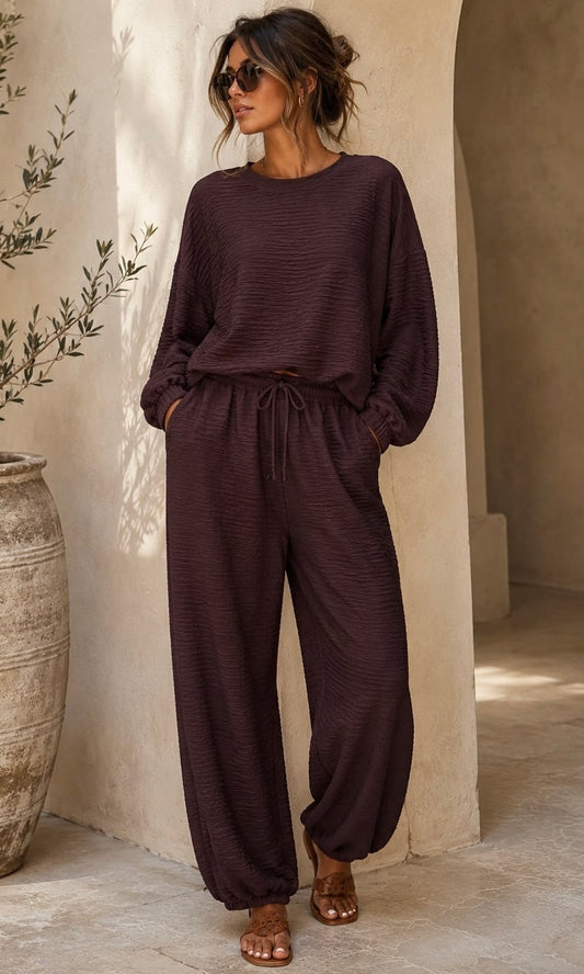 Bessie Crinkle Loungesuit