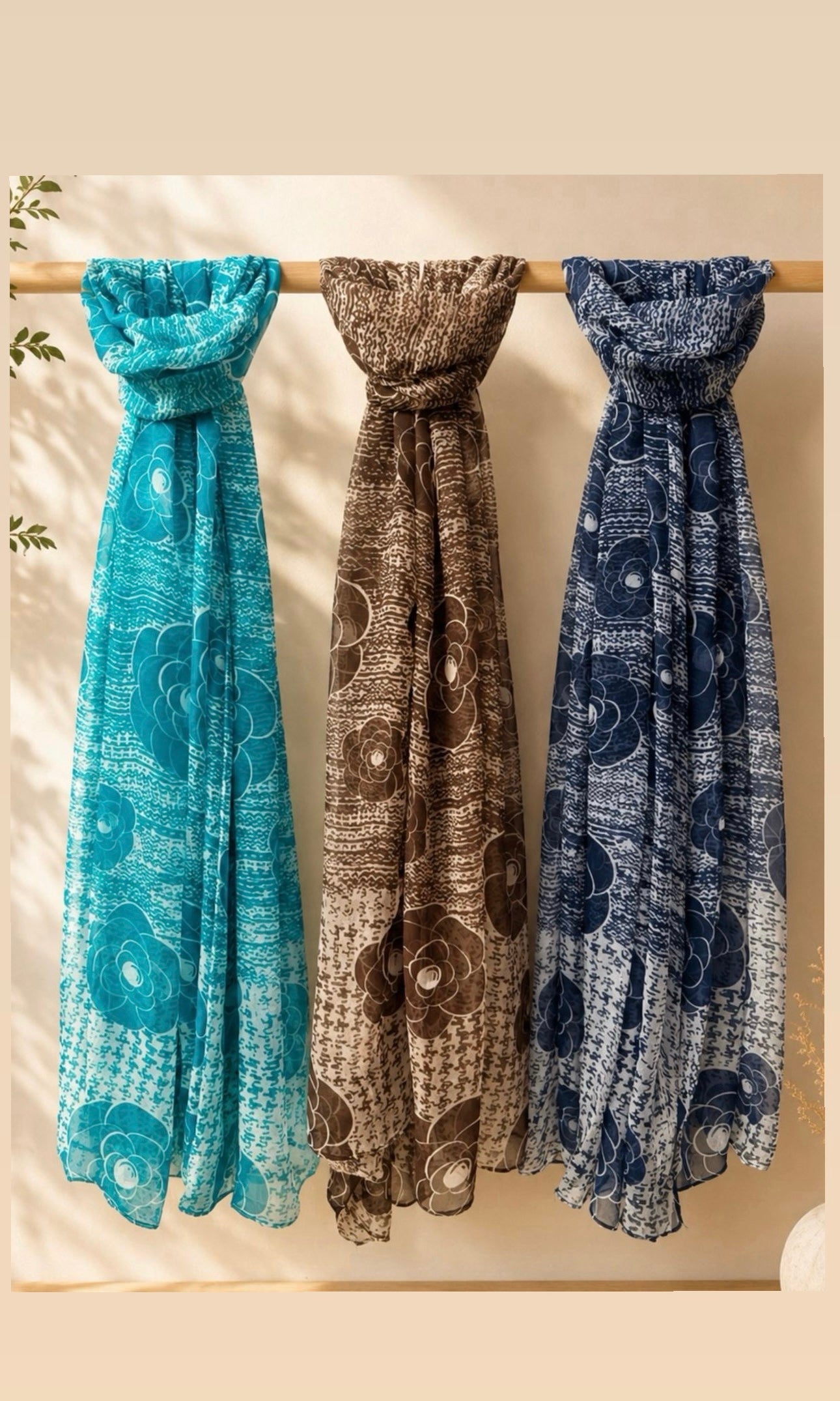 Flower print Scarf