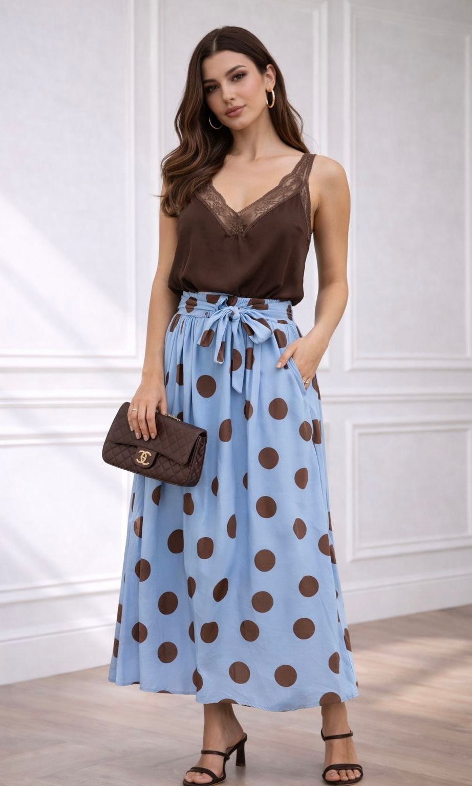 Wholesale Franki Dotty Skirt for Boutique Retailers - Catwalk style wholesale