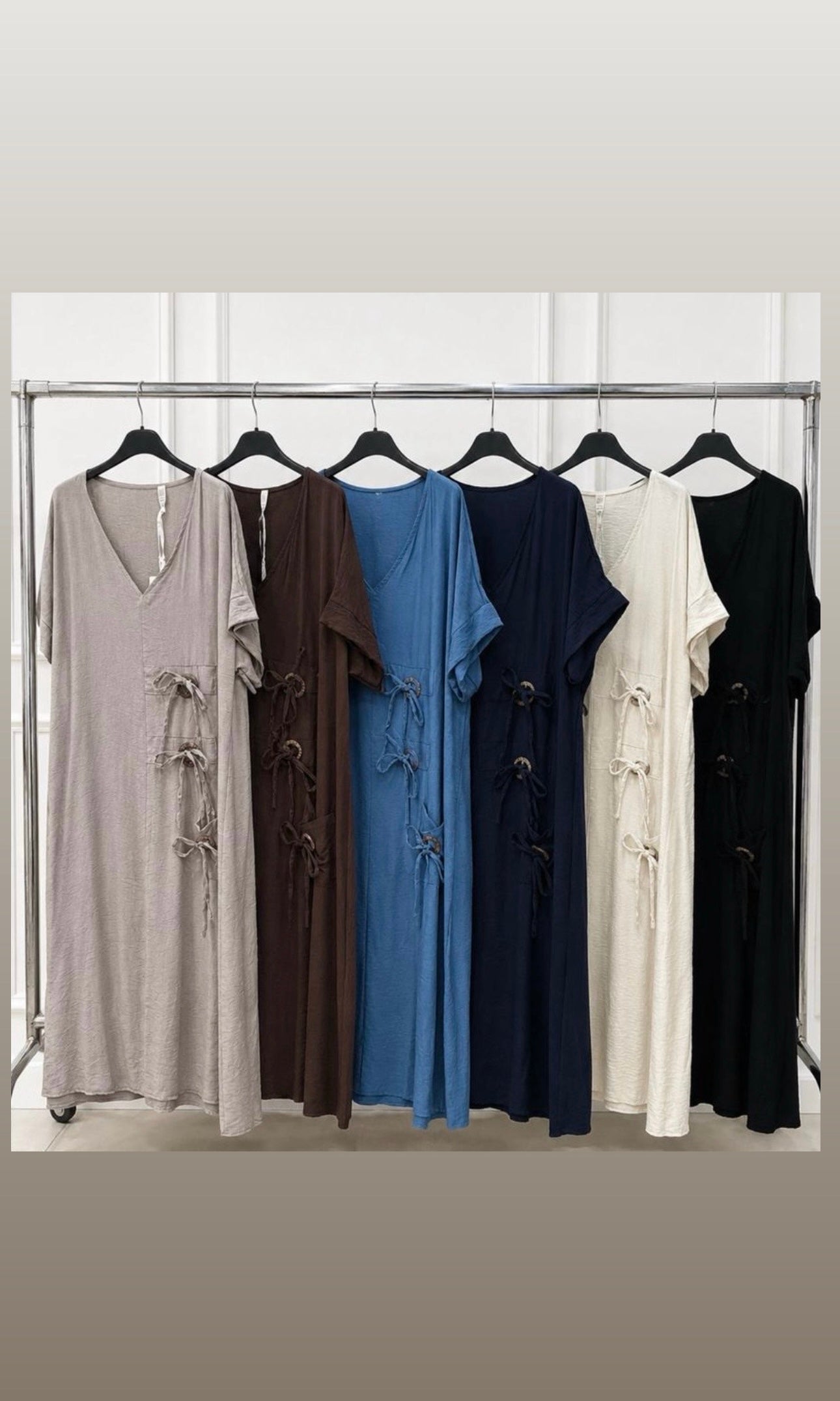 Wholesale Carla Oversized Button Dress for Boutique Retailers - Catwalk style wholesale