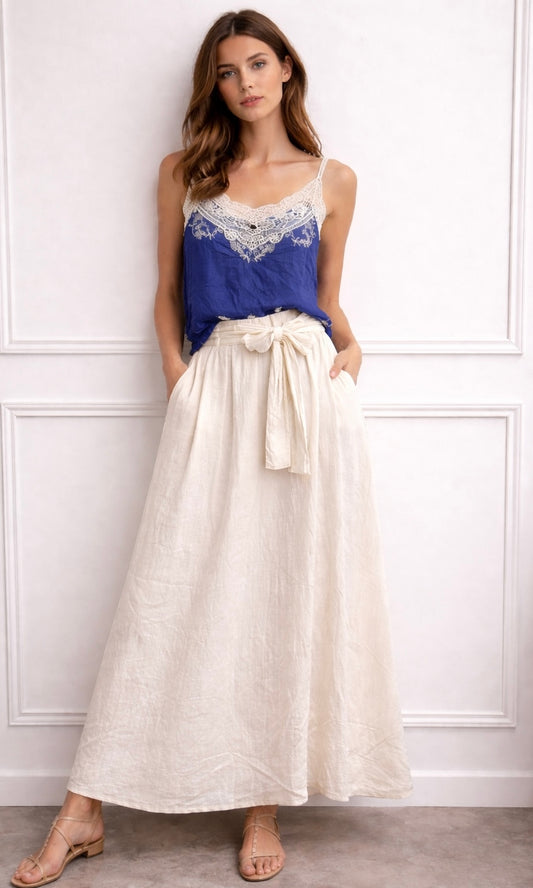 Wholesale Genevieve Crinkle Bow Skirt for Boutique Retailers - Catwalk style wholesale