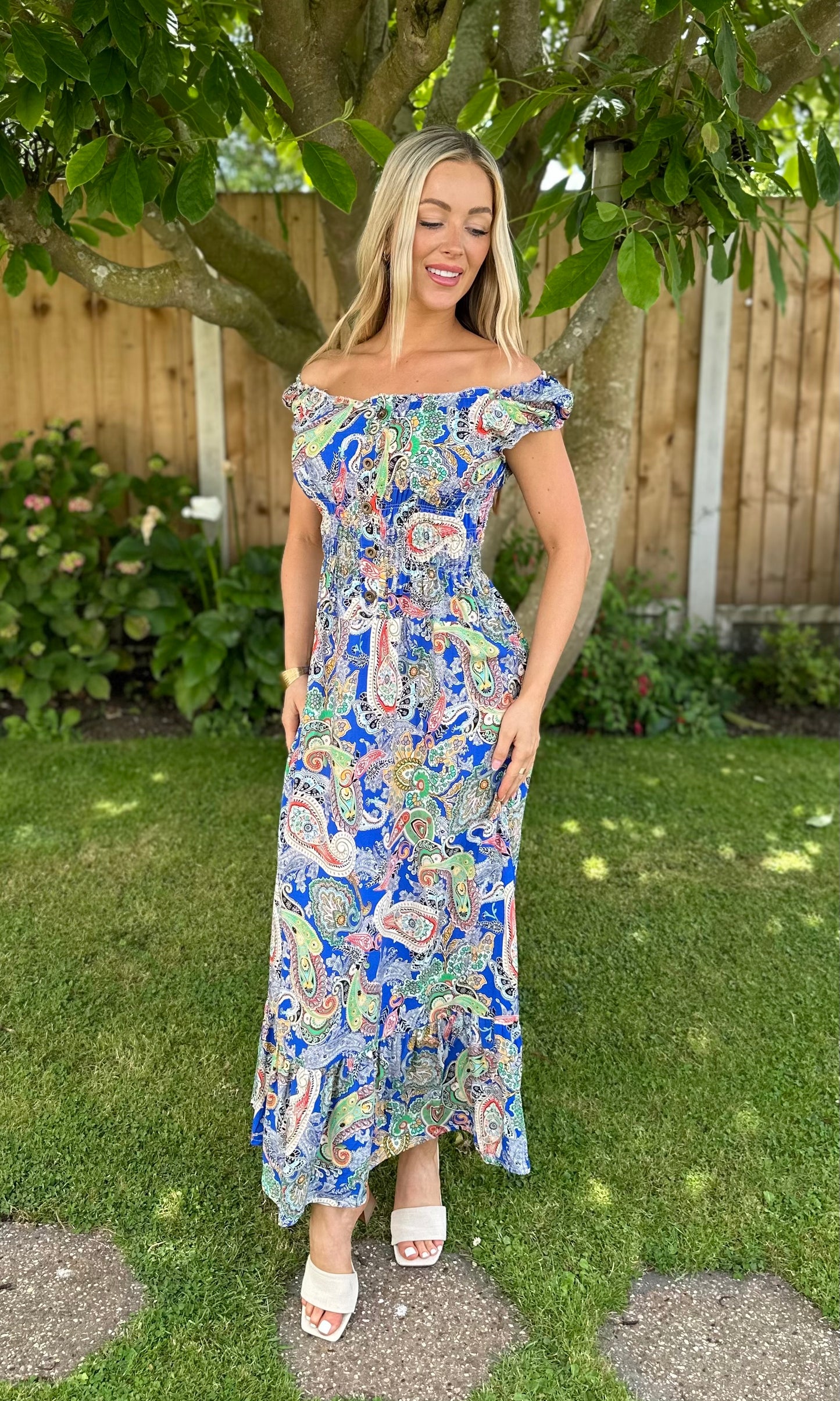 Annabelle Paisley Maxi Dress