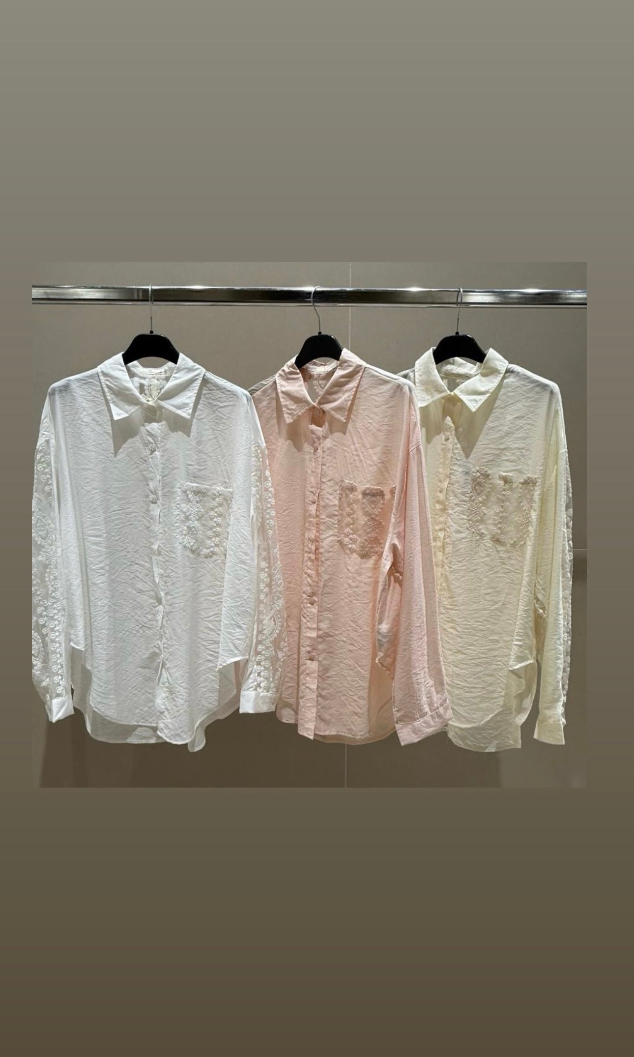 Marina Lace Sleeve Detail Shirt