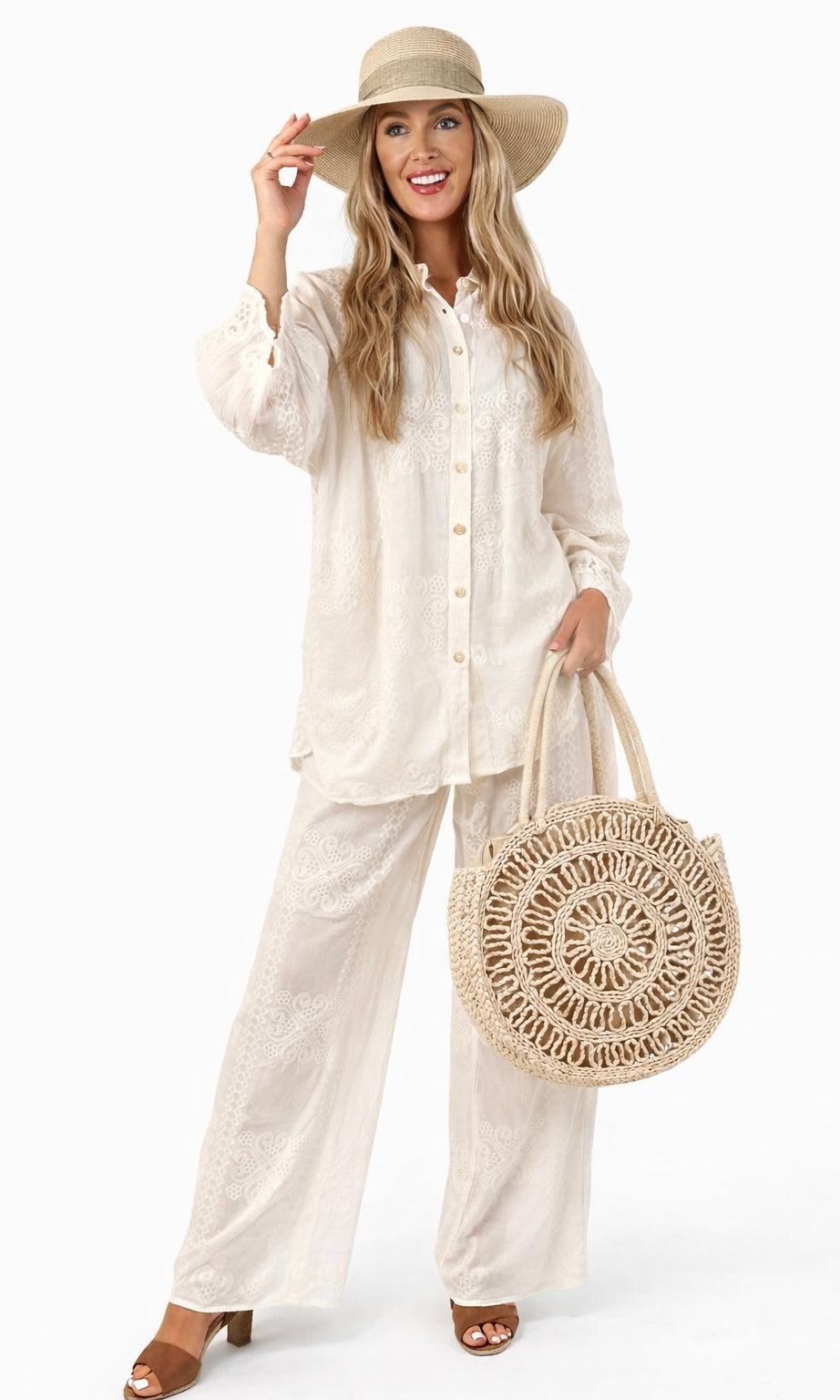 Wholesale Embroidered co-ord for Boutique Retailers - Catwalk style wholesale