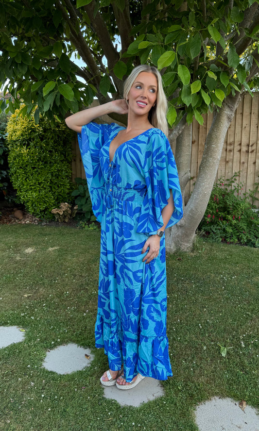 Saffron Silk Feel Maxi Dress