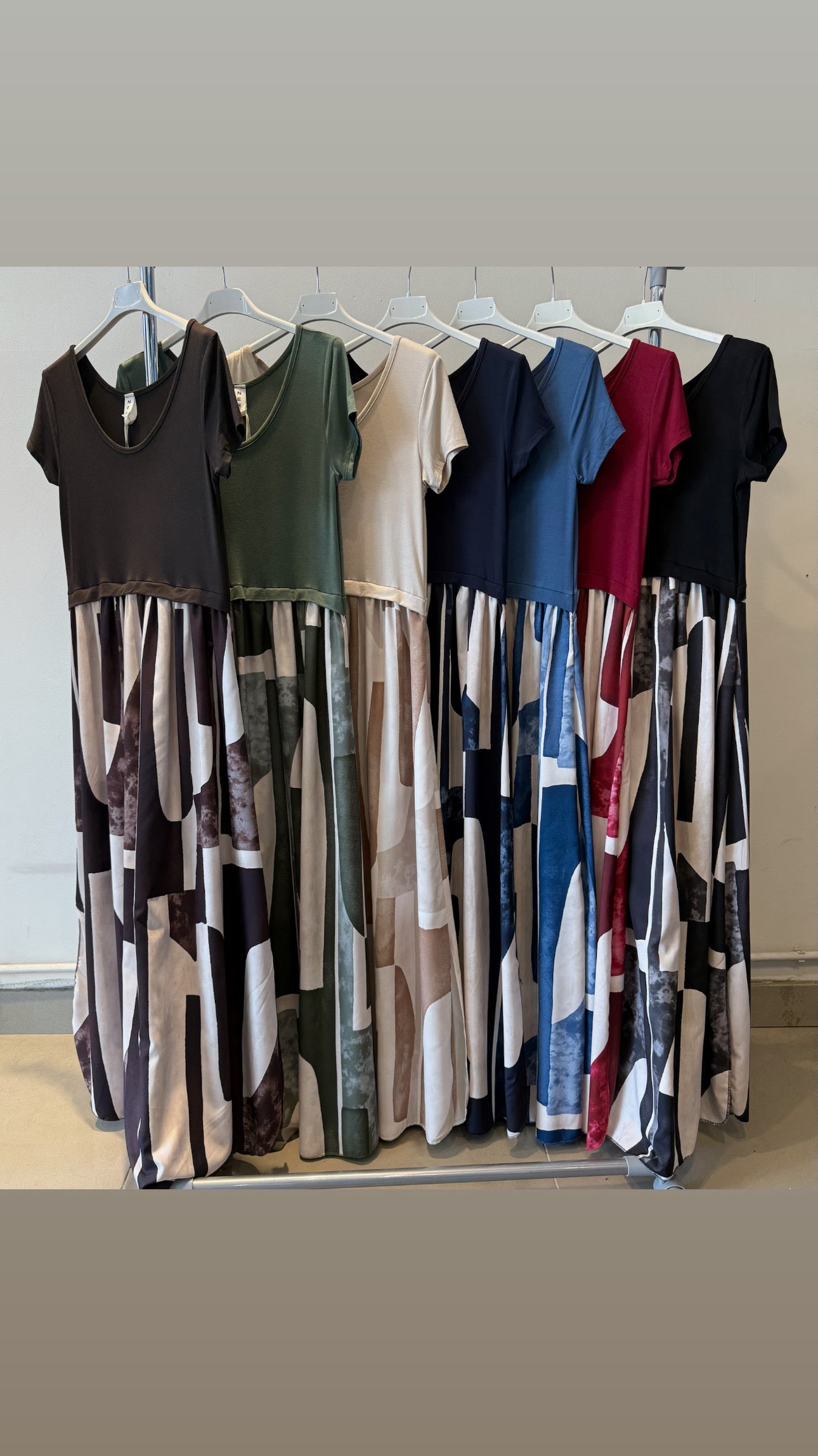 Catalina Abstract Maxi Dress