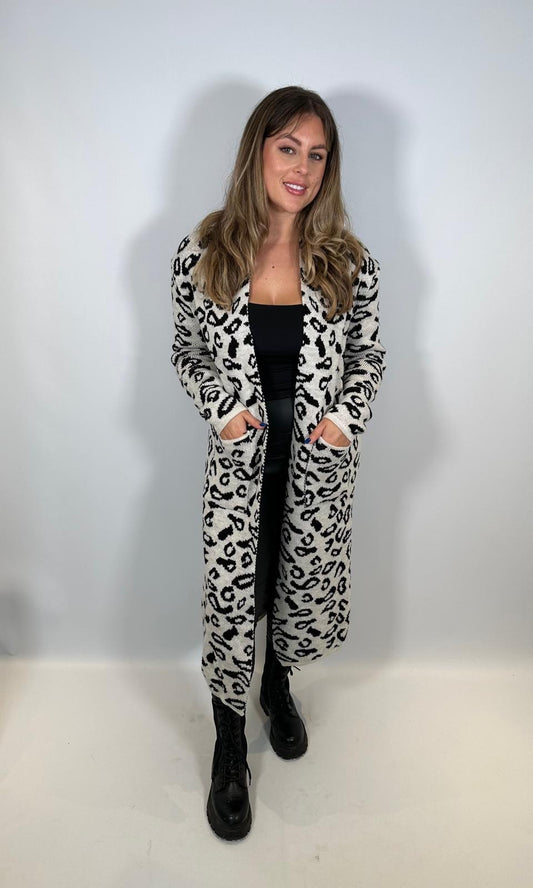 Tania Leopard Cardi