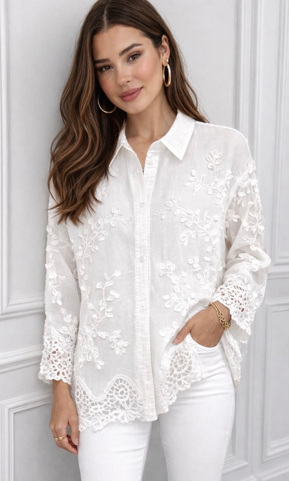 Grace Embroidered Shirt