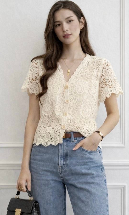 Matilda Crochet Cardi