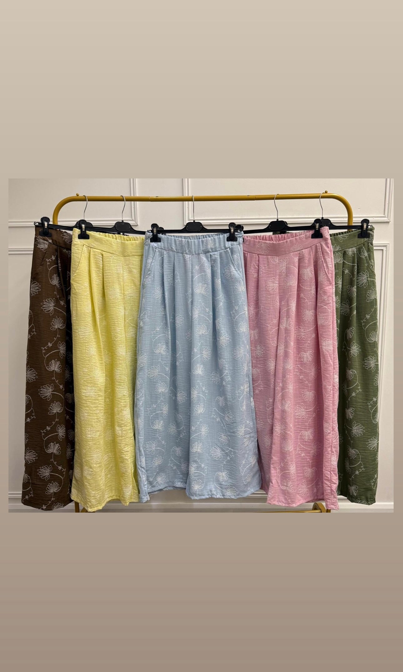 Wholesale Skyla embroidered Trouser for Boutique Retailers - Catwalk style wholesale
