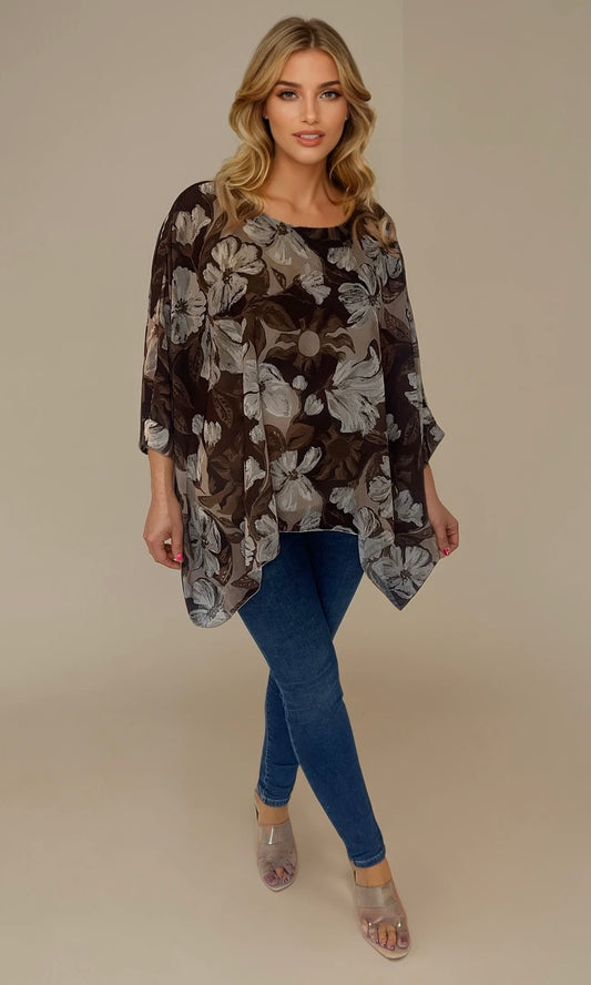 Tiffany floral print top