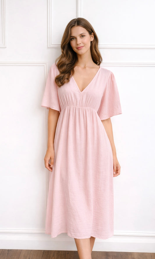 Cody cotton waffle dress