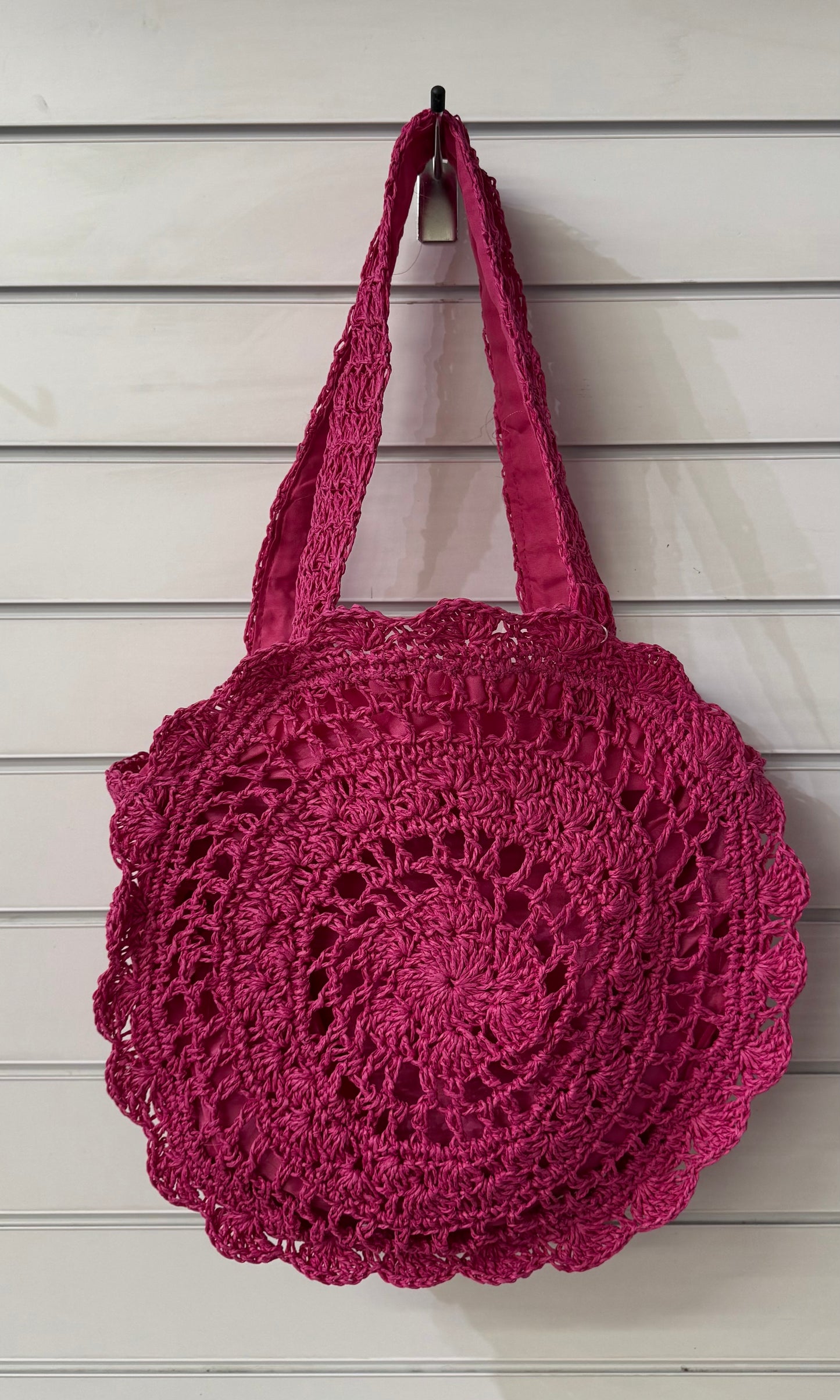 Woven Round Shopper Bag