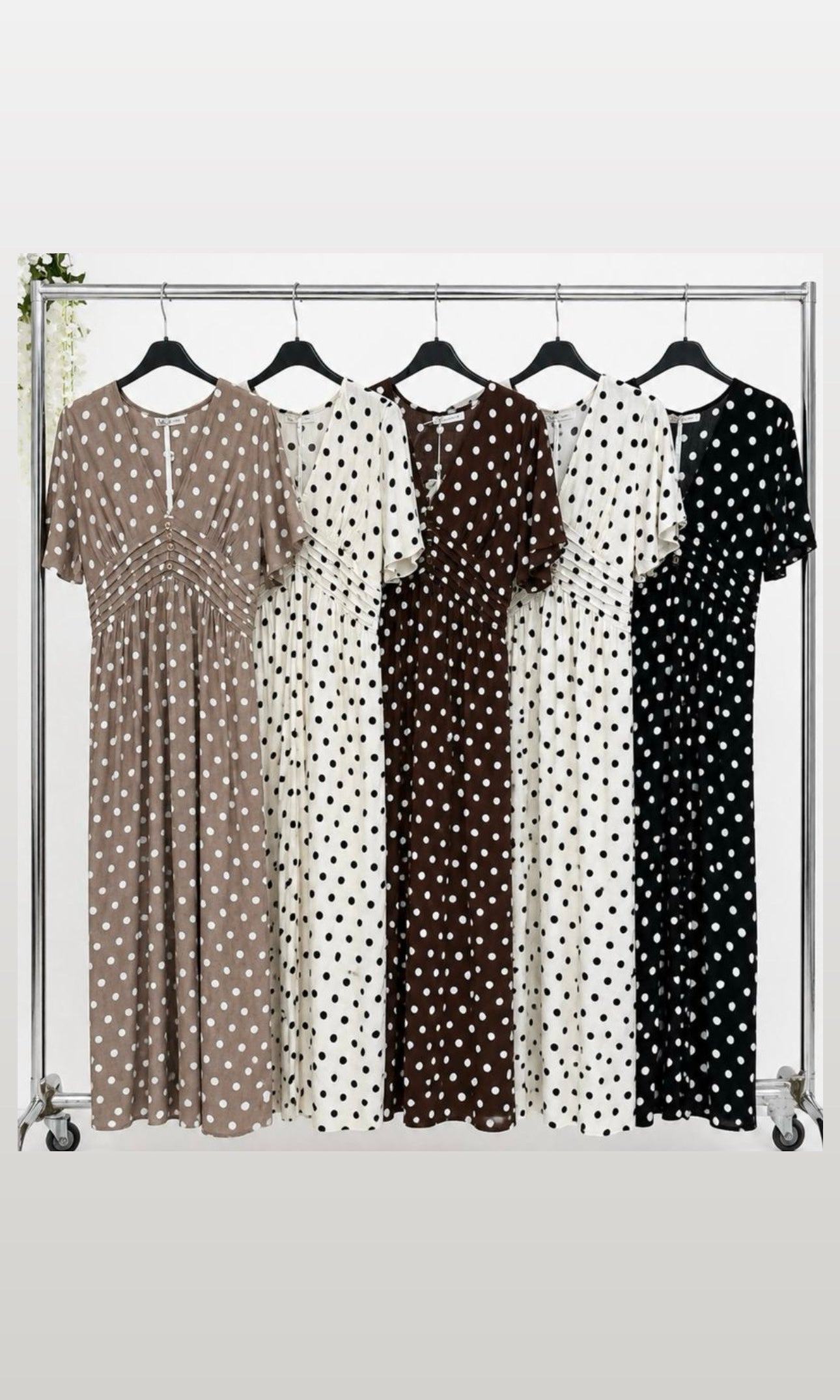 Tabatha Polka Dot Dress