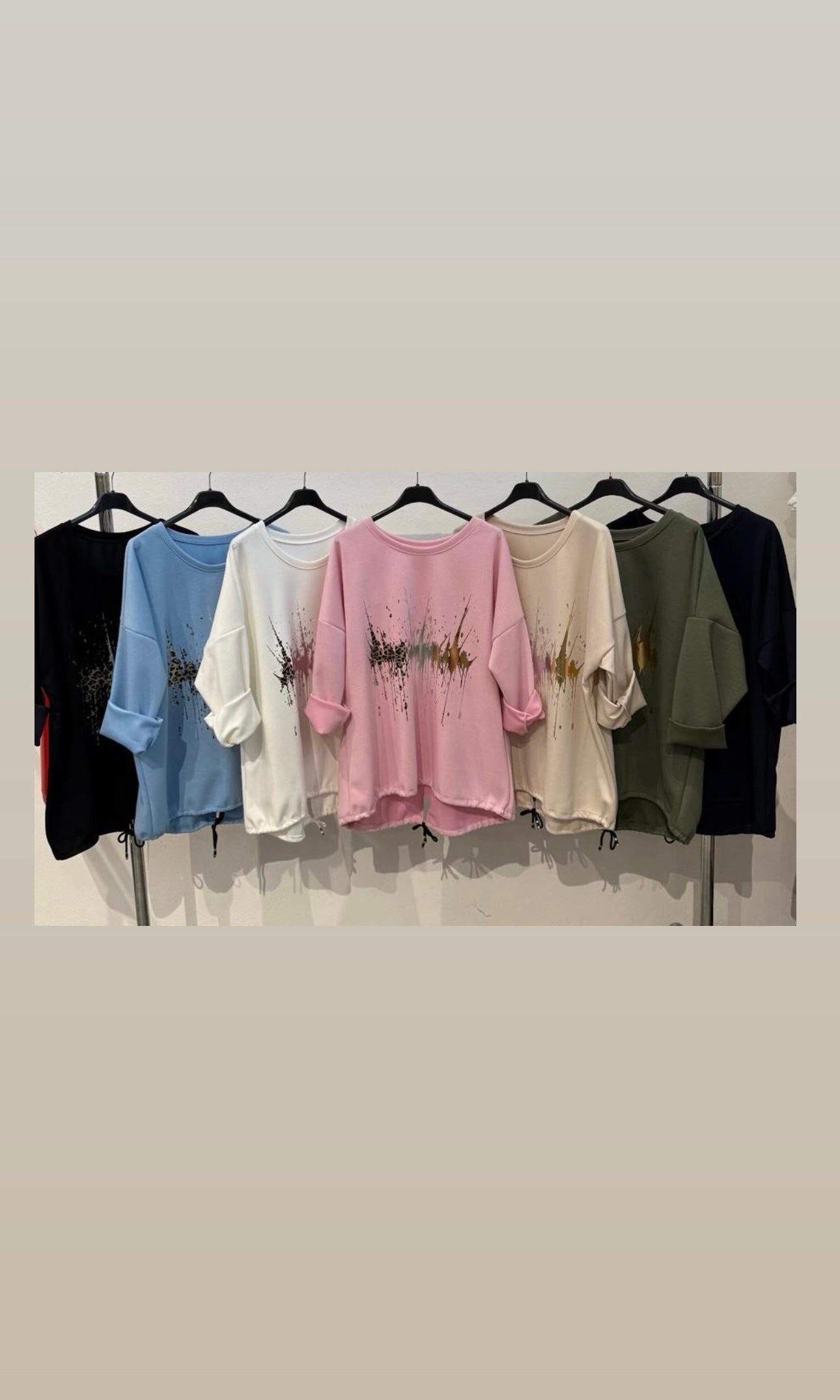 Wholesale Olivia Splash Scuba Sweatshirt for Boutique Retailers - Catwalk style wholesale