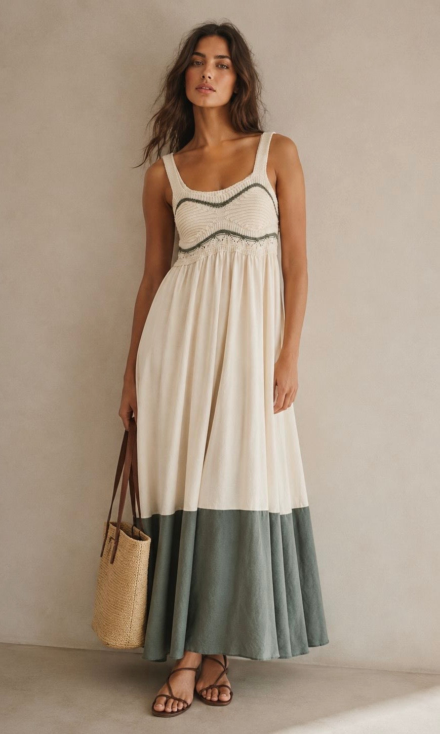 Layla Crochet Top Dress
