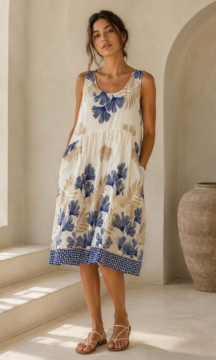 Dorothy Print Pocket Dress