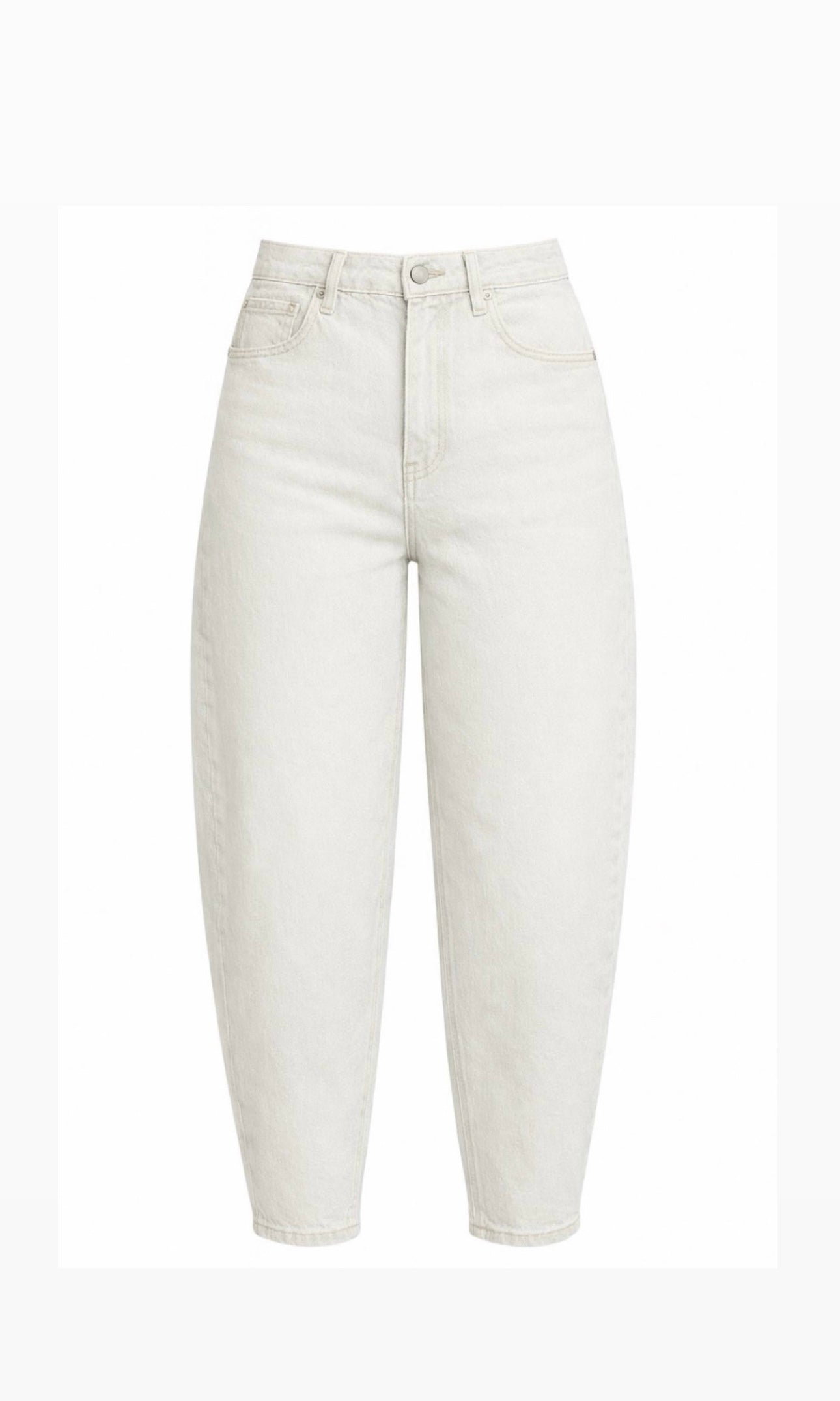 High Waist Barrel Jeans