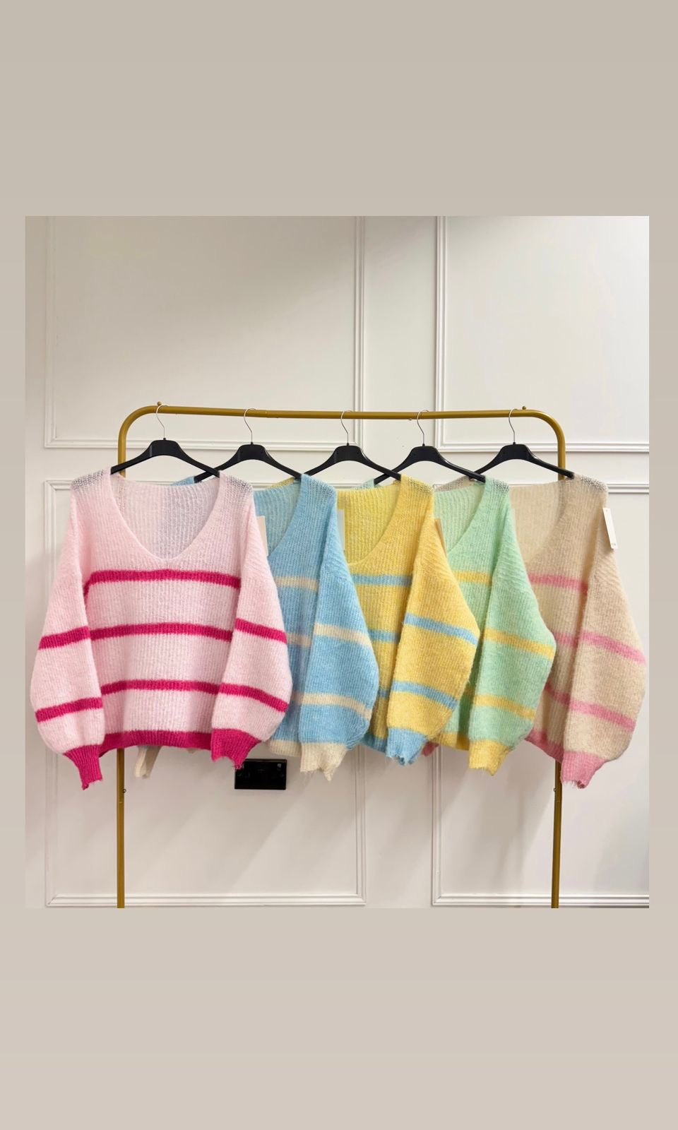 Eliza soft stripe knit J