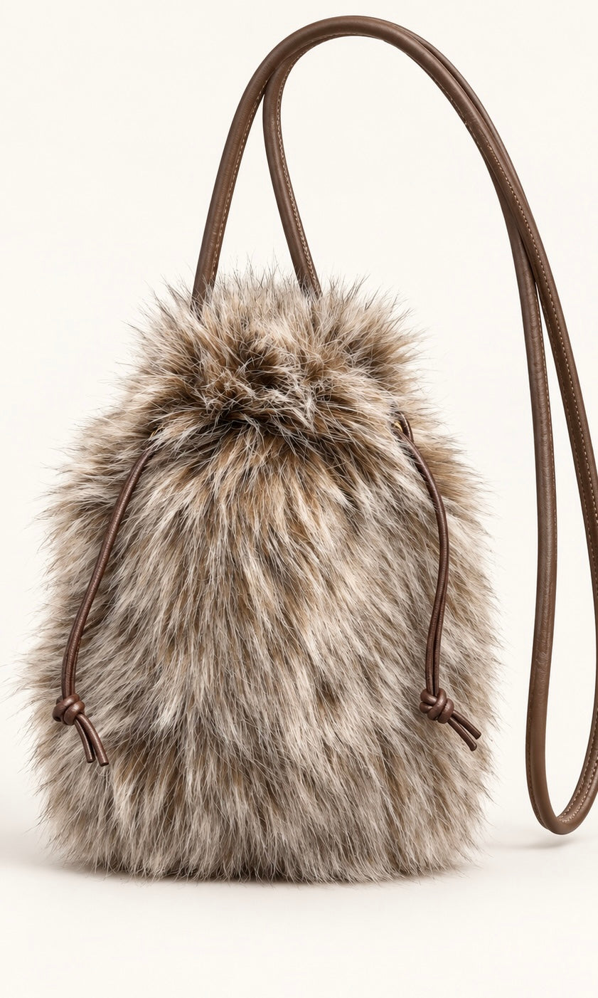 Macy Shaggy Cross Body Bag