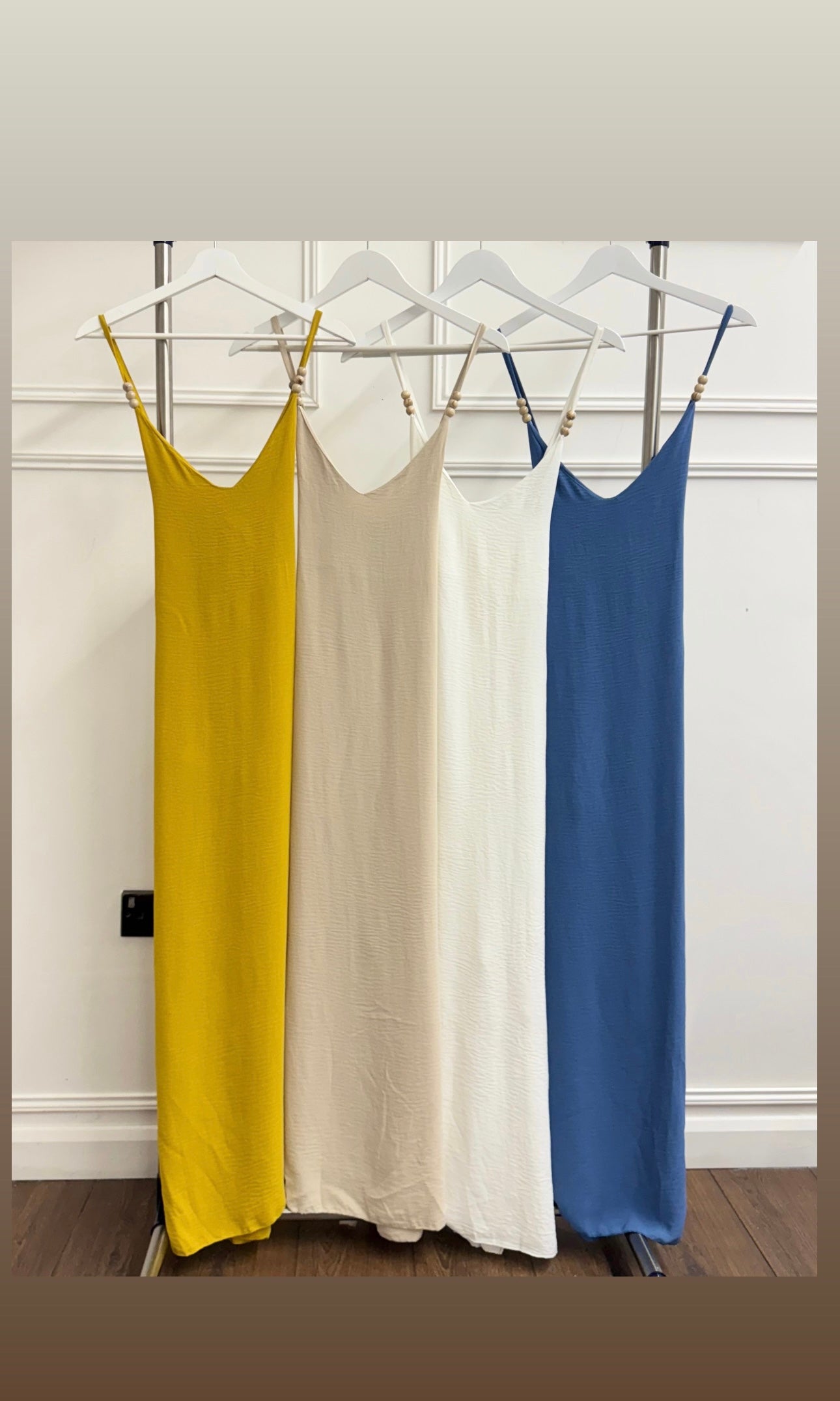 Wholesale Ariel Cross Back Beaded Maxi Dress for Boutique Retailers - Catwalk style wholesale